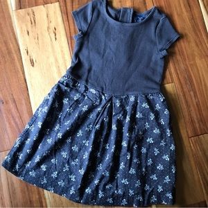 Grey knit dress